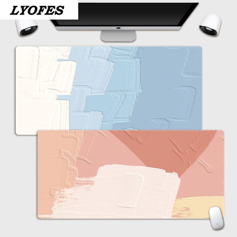 Kawaii Desk Pad Writing Desk Mats Gaming Mouse Pad Large XL 80*30cm Laptop Mouse Mat for Office Home Computer Keyboard