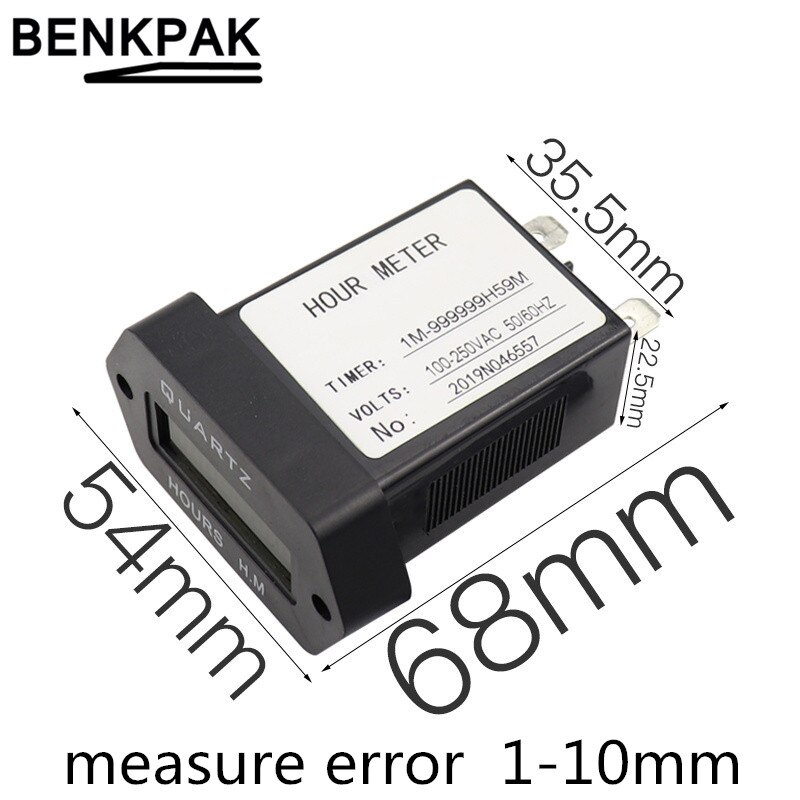 Reset function Industrial Digital Display Electronic Timer Accumulating Time Counter 100V-250VAC