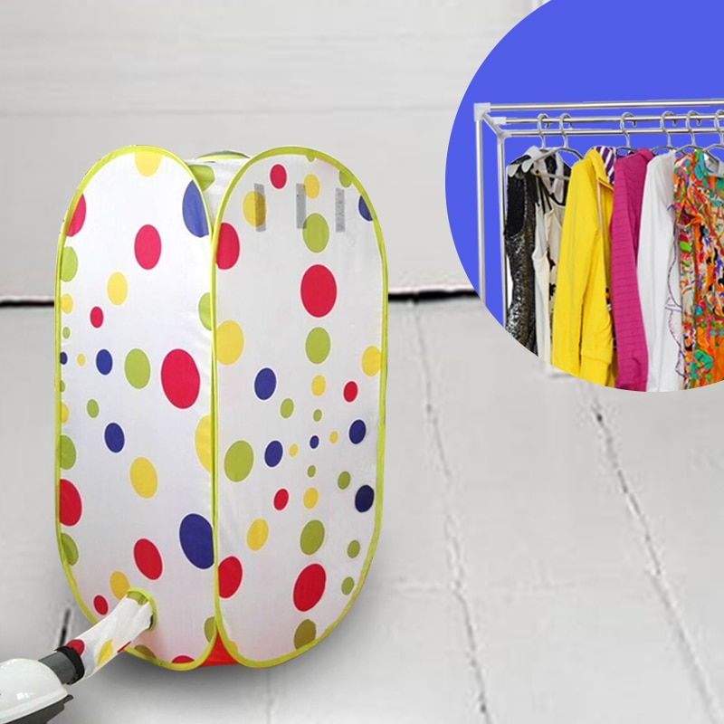 Electric Air Clothes Dryer Fast Drying Machine 800W Multipurpose Cloth Shoe Airer Folding Dryer Portable Secadora De Ropa 105CM