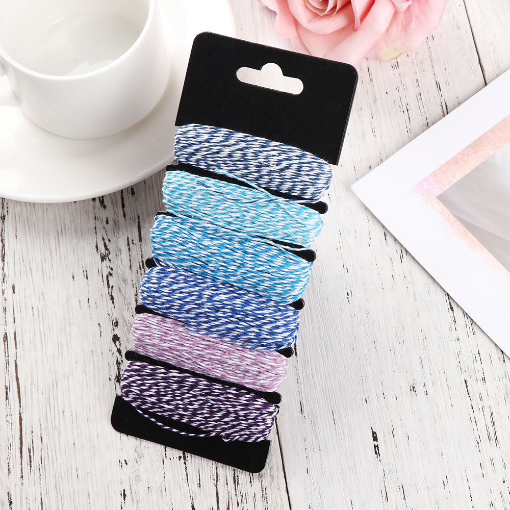 4Ply Thin Baker Twine Double Color Cotton Rope For... – Grandado