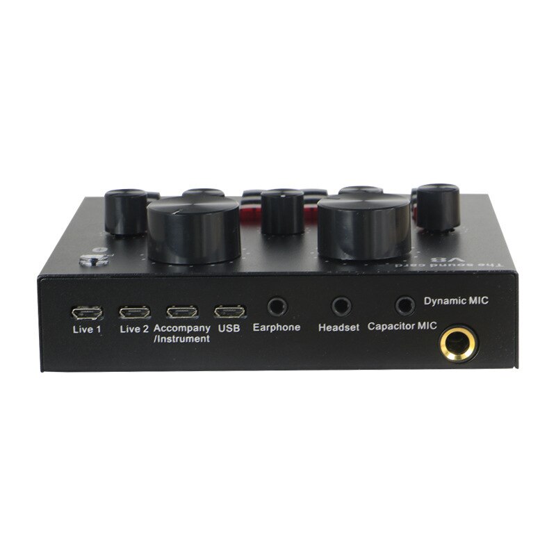 KTV trasmissione Live Mini Mixer Audio Console scheda Audio Mic Studio registrazione per Computer cellulare DJA88