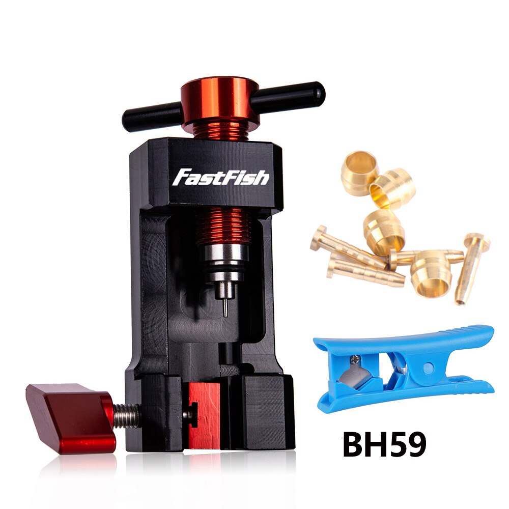 FASTFISH Bicycle Hydraulic Disc Brake Oil Needle Tool Hose Cutter Cable Pliers Olive Connector Insert BH59/90 Mounting Press: Driver Cutter BH59