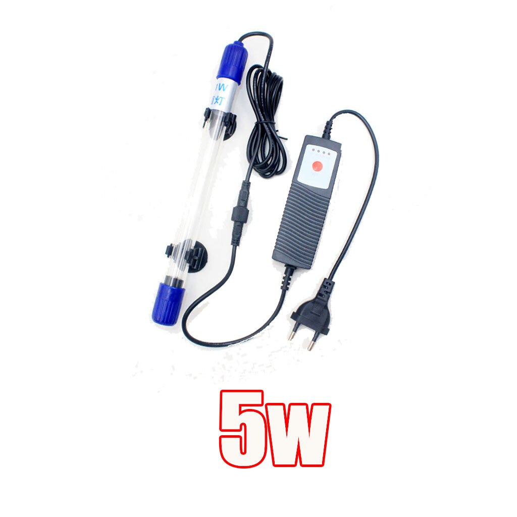 Fish Tank LED Light,Aquarium Lights UV Light EU Green Algae Bloom Clean Lamp Aquarium Water Clean Lamp