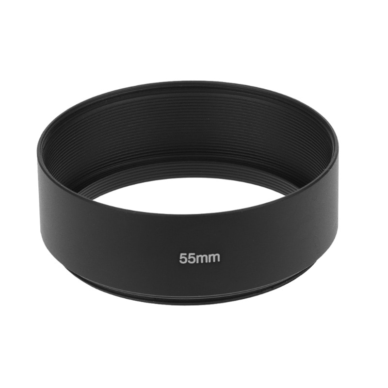 Metal Lens Hood + lens Cap 40.5mm 43mm 49mm 52mm 58mm 55mm 62mm 67mm 72mm 77mm for Leica Canon Nikon Sony