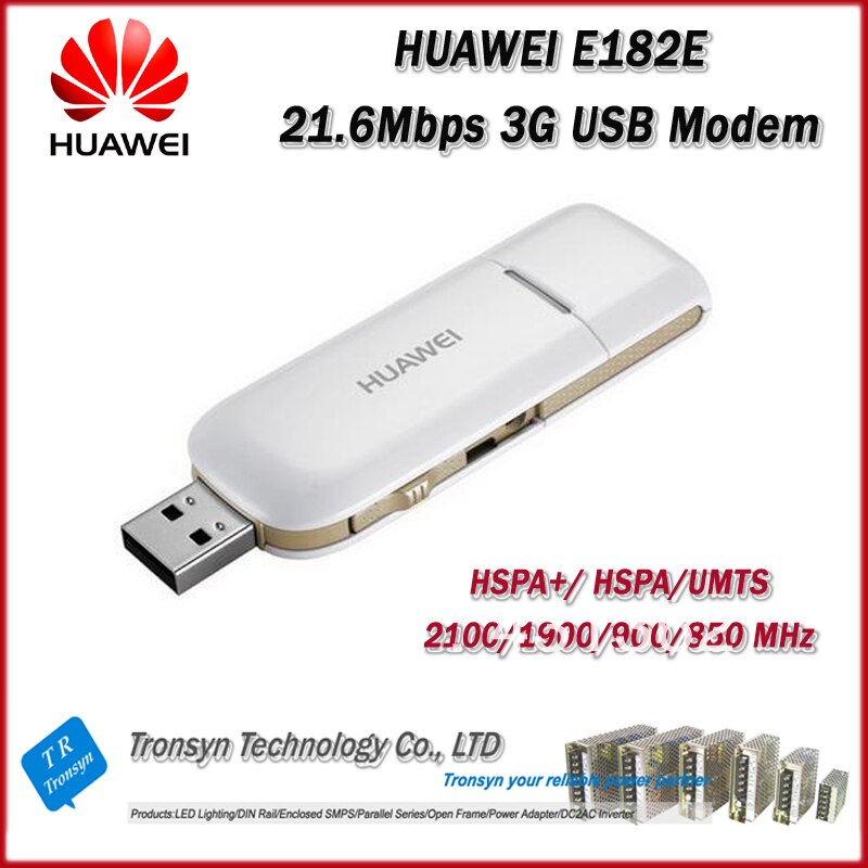 Günstigstes Vorlage Entriegeln HSPA + 21,6 Mbps HUAWEI E182E 3G USB Modem Unterstützung HSPA +/HSPA/UMTS 2100/1900/900/850 MHz