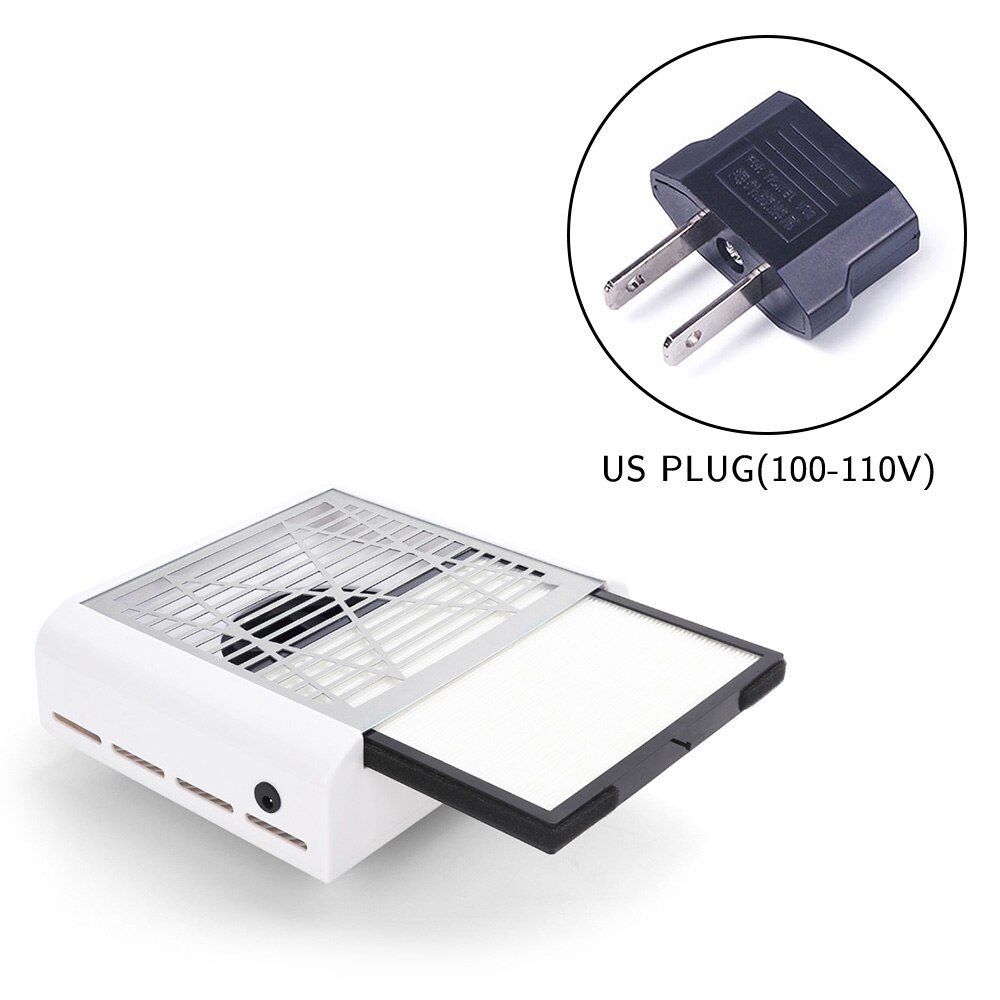 40W Sterke Power Nail Dust Collector Nail Fan Art Salon Zuig Dust Collector Machine Stofzuiger Fan
