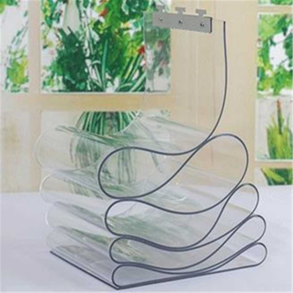 Dørskærm blødt glas pvc gardinstrimmel gennemsigtig vindtæt lager aircondition rum hjem hængende strimmel gardin vindue: Andet / Sort