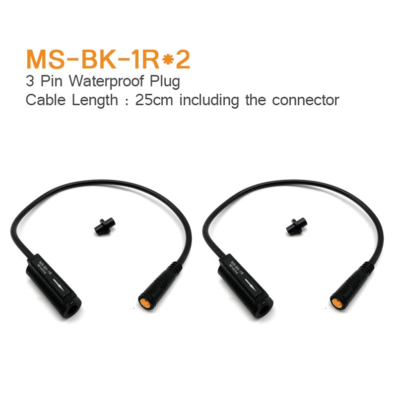 Okfeet MS BK 2R Brake Sensor Electric Bike Waterproof Connector Power Off Mechanical Hydraulic Brake Sensor for Ebike: MS1R WP a pair