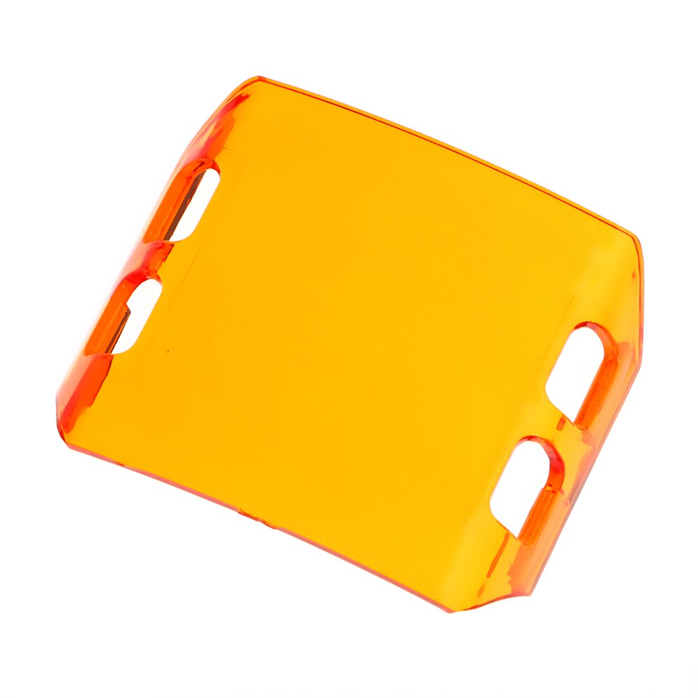 4 Inch 18W LED Light Cover Spot Fog Work Light Flood Dust Proof Protective Cover For Off-road SUV ATV Boat Bar Len: Orange