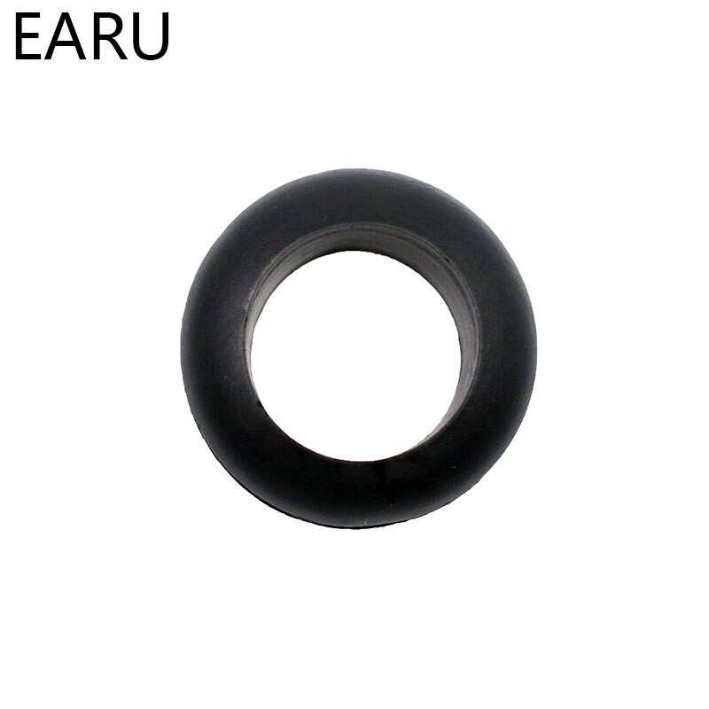 100 Stuks Dubbelzijdig Anker Draad Rubberen Pakkingringen Ring Zwart 6mm