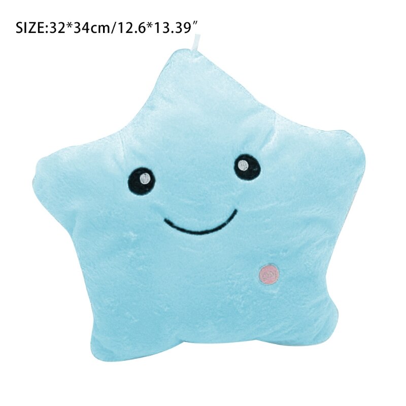 13 zoll Interaktive Spielzeug Realistische Leuchtende Sterne Stofftier Weiche Baumwolle Miniatur Stern Plüsch Kissen Schlafzimmer Dekorationen