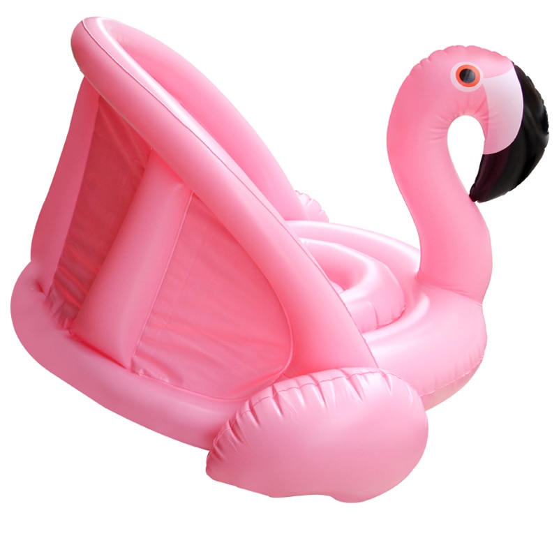 Baby fortelt flydende seng oppustelig flamingo svane svømning flydende ring baby sæde flydende vand underholdning legetøj