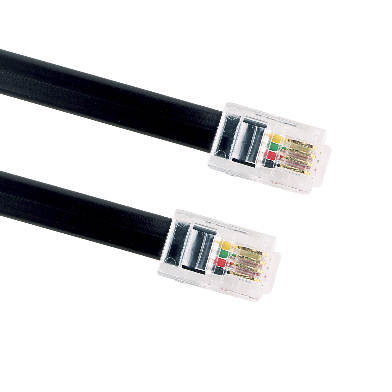 RJ9 to RJ9 Connector Telephone Cable Male M-M 4p4c Adapter Modular Handset Voice Extension Data Cable