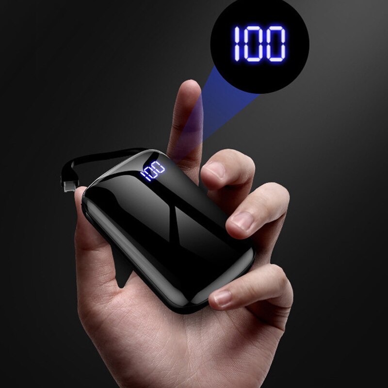 Bakeey DIY Power Bank Case 3x 18650 Battery DIY Power Bank Box Holder Case Portable Charger With Cable For Phone