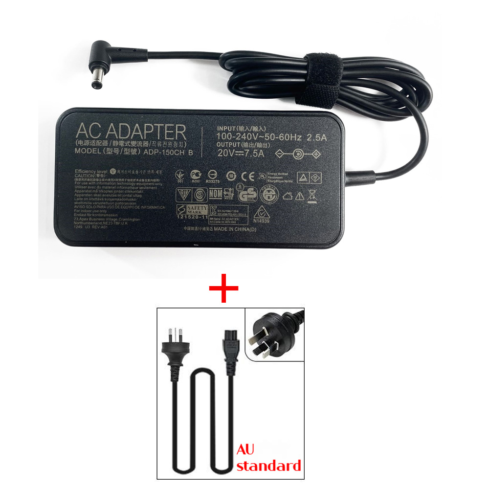 20v 2.4a 7,5 w Laptop AC Adapter Ladegerät für Asus Rog Strix G512L G531GD G531GT G512li G713ih G713 G531GD: Rot