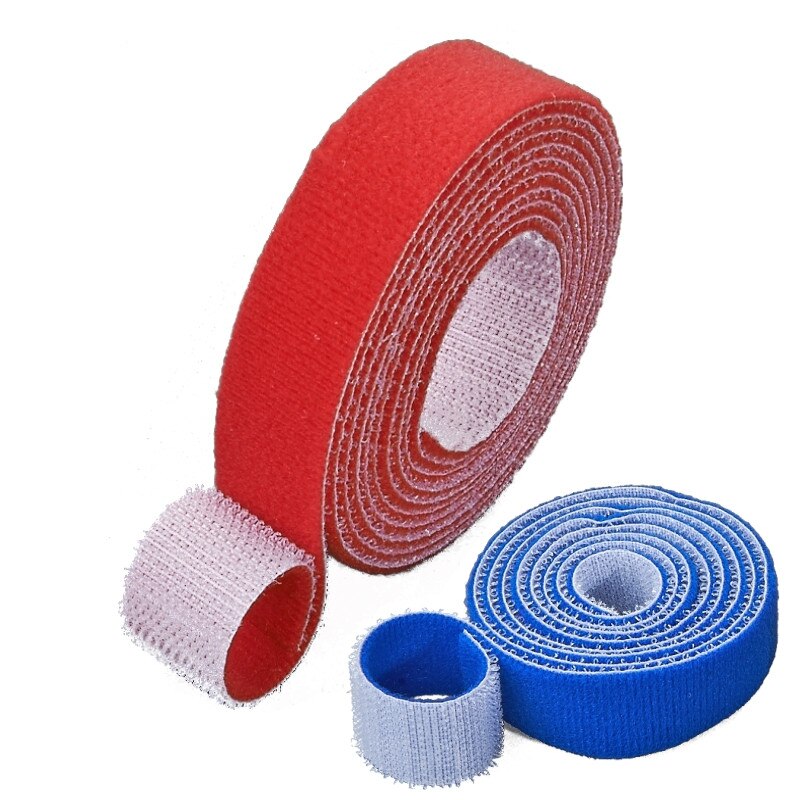 1m Fastener Tape Magic Velcros Strap Hook Loop Side Cable Tie Nylon Sticker Disks DIY Shoes Clothing Sewing Accessories