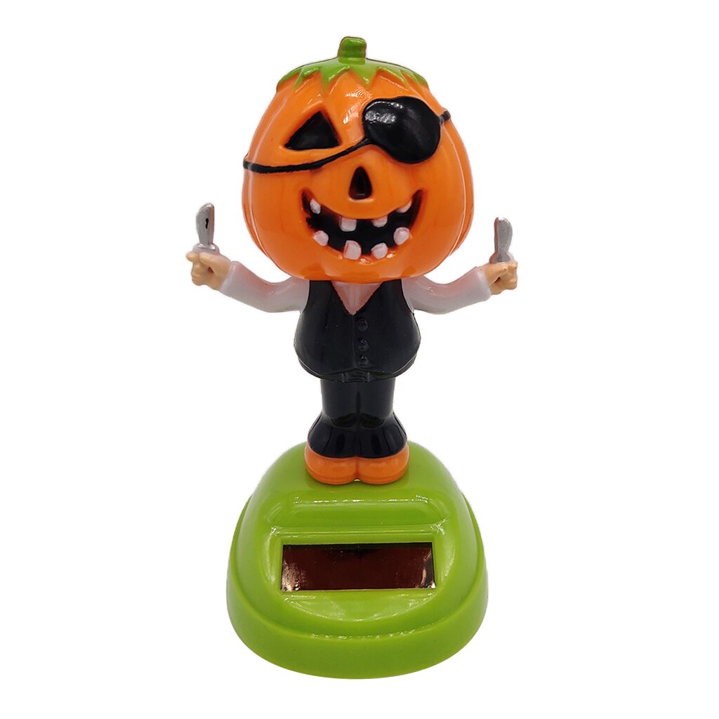 Solar- angetrieben Tanzen Halloween Kürbis Figuren Hause Auto Dekor Ornament Gerät Spielzeug