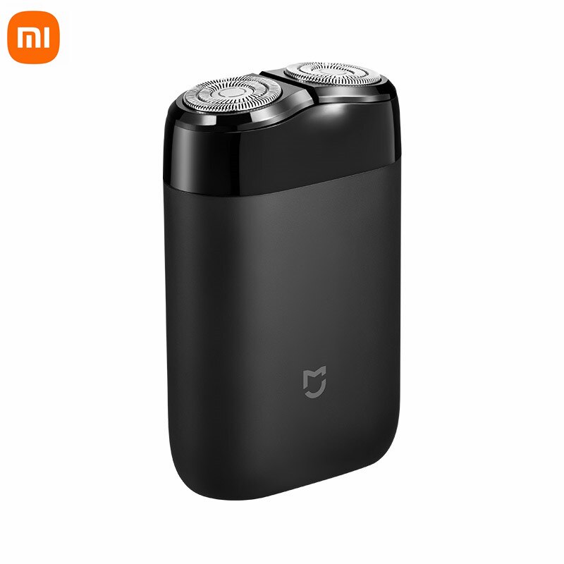 Xiaomi-Afeitadora eléctrica Mijia MSX201, máquina de afeitar con doble cabezal, recargable por USB, resistente al agua, para Barba