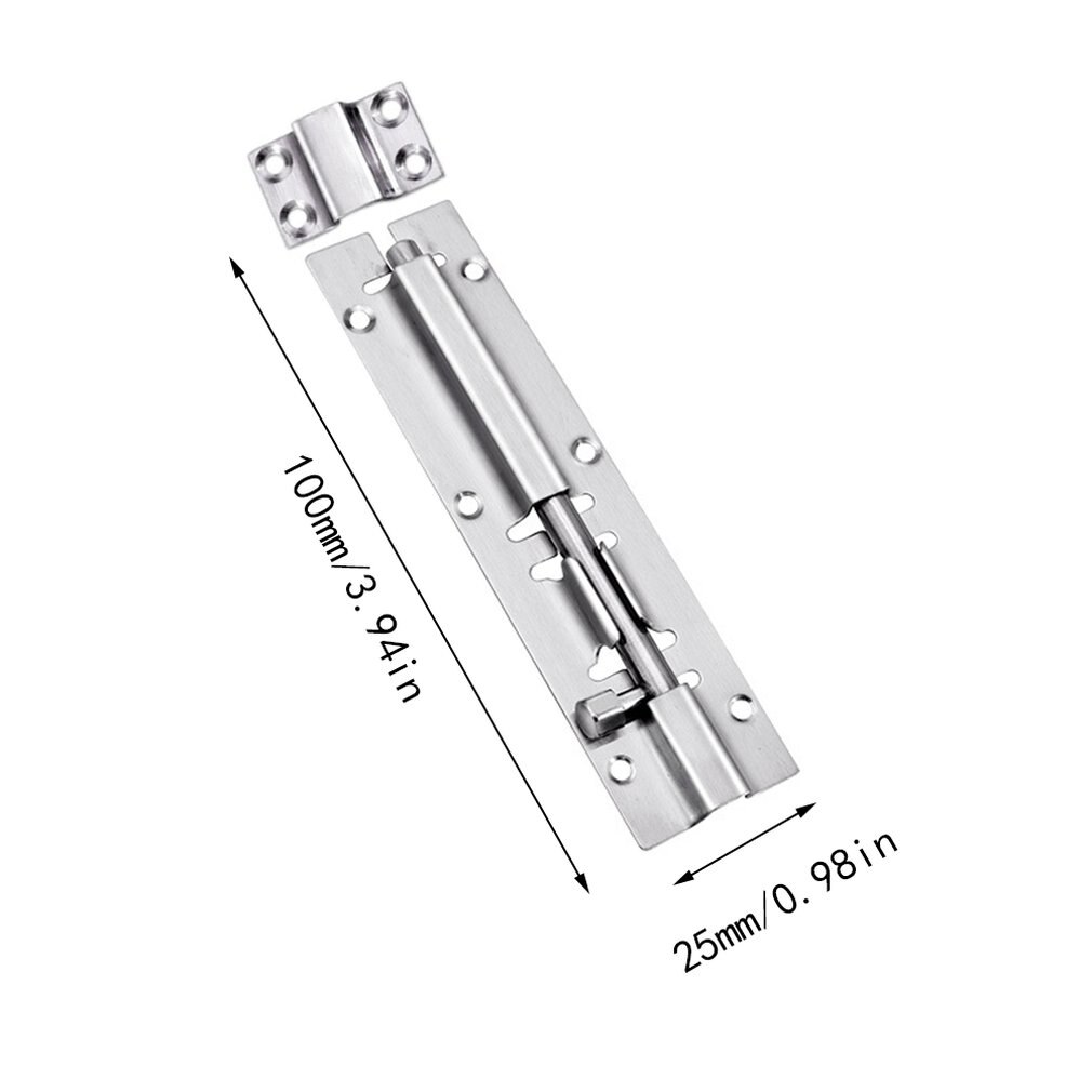 Stainless Steel Square Mounted Latches Long Security Door And Window Latches Stainless Steel Chinese Side Latches