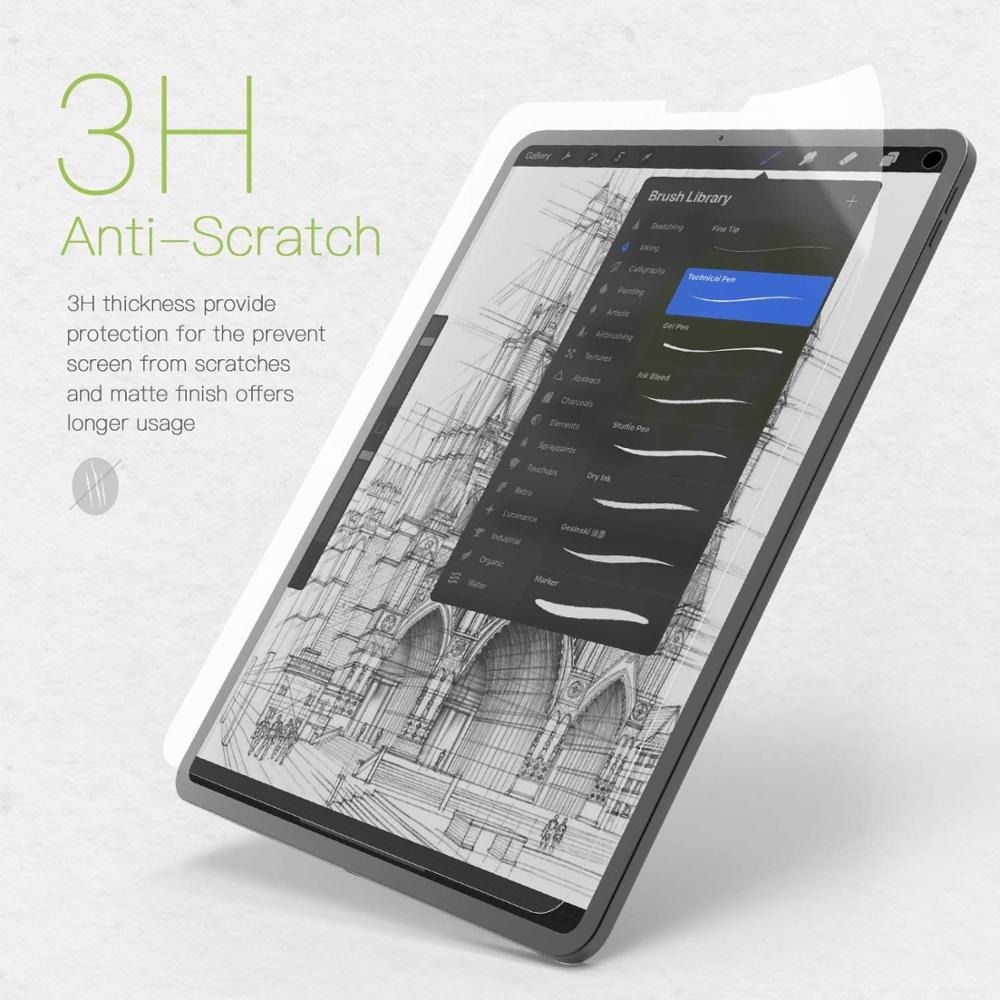 Paper Like Screen Protector Film For Samsung Galaxy Tab S7 Plus 12.4&#39;&#39; s7+ Matte PET Painting Write For SM-T970 T975 T975B 12.4