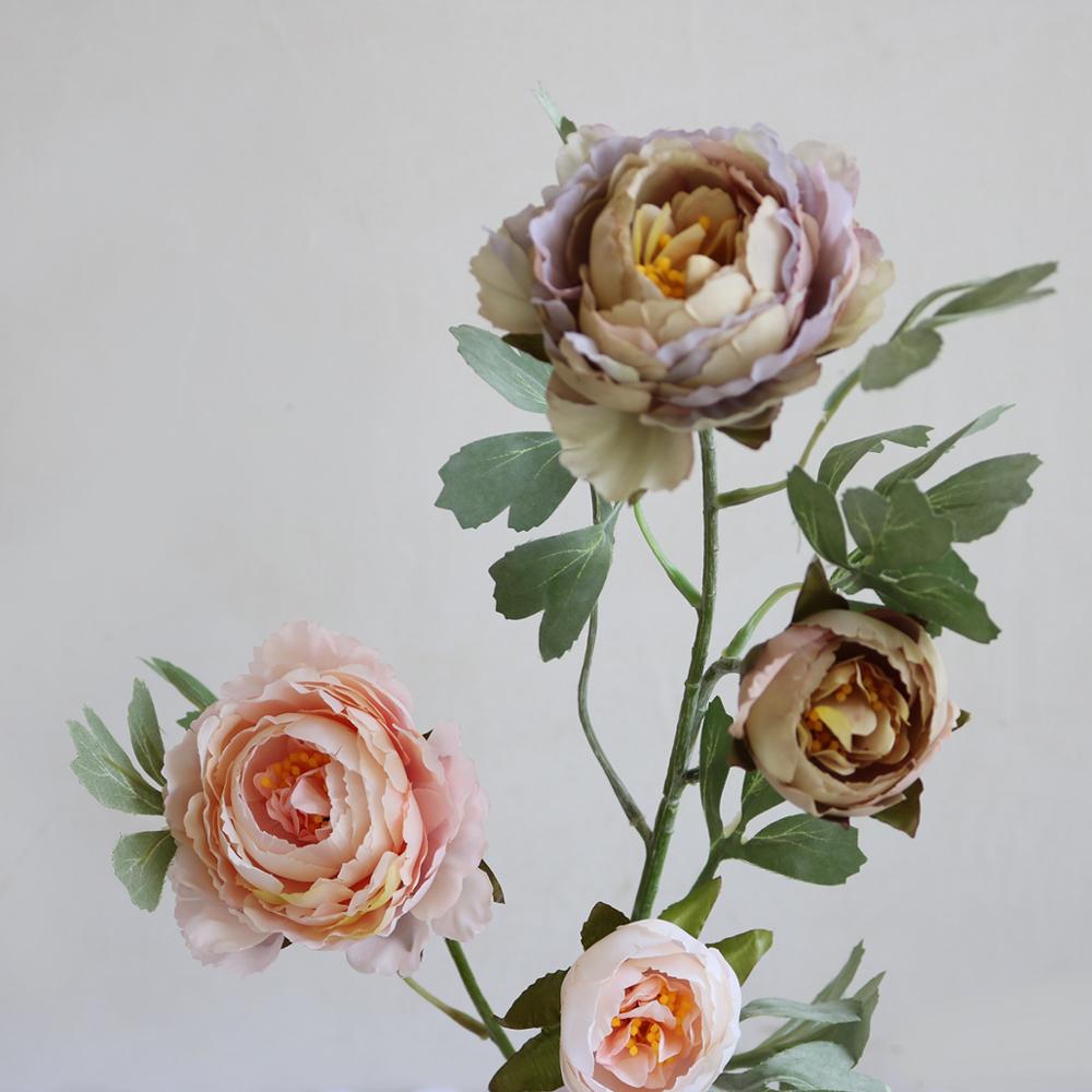 1 stk kunstige blomster boligdekoration tilbehør bryllup blomsterarrangement gør det selv havearbejde vase væg blomster guirlander