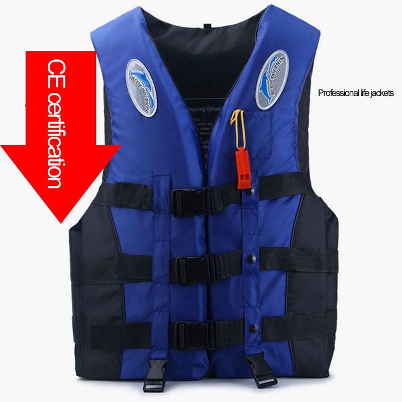 Water Safety Products European CE certification Adult and Child life jackets With Whistle Vest Happy Summer