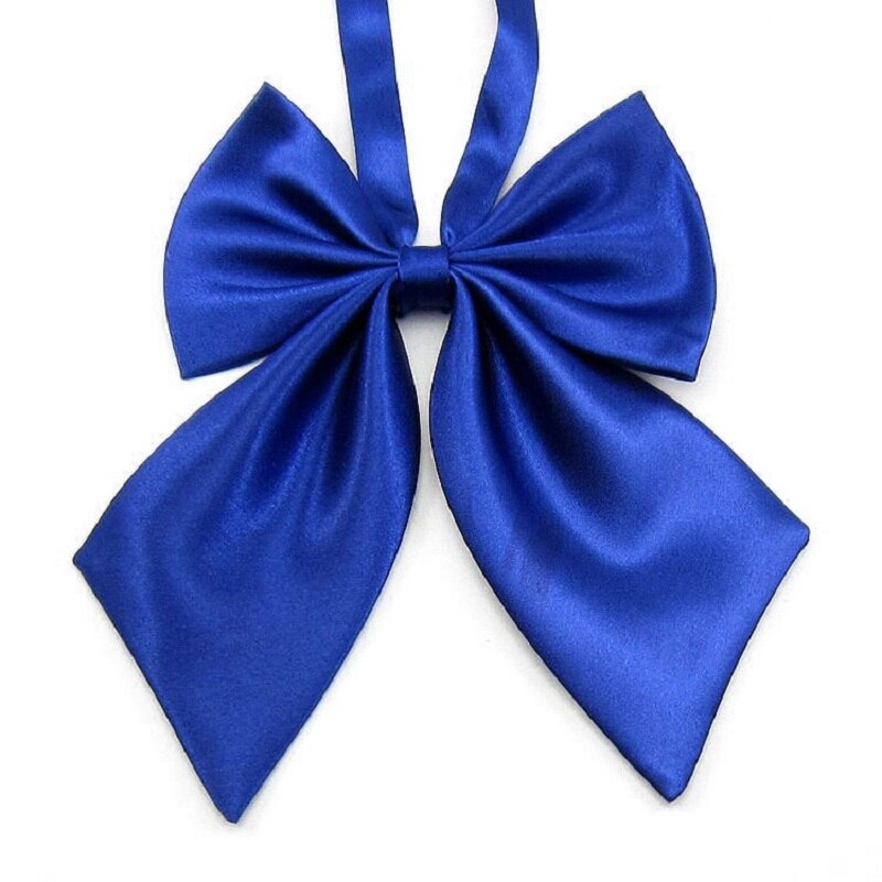 HOOYI nœud papillon solide noeuds papillon femmes nœud papillon: Bleu