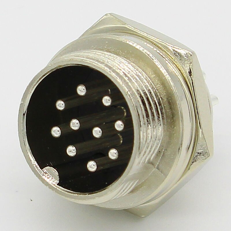1set GX16 10 Pin Male & Female Diameter 16mm Wire Panel Connector L73 GX16 Circular Connector Aviation Socket Plug