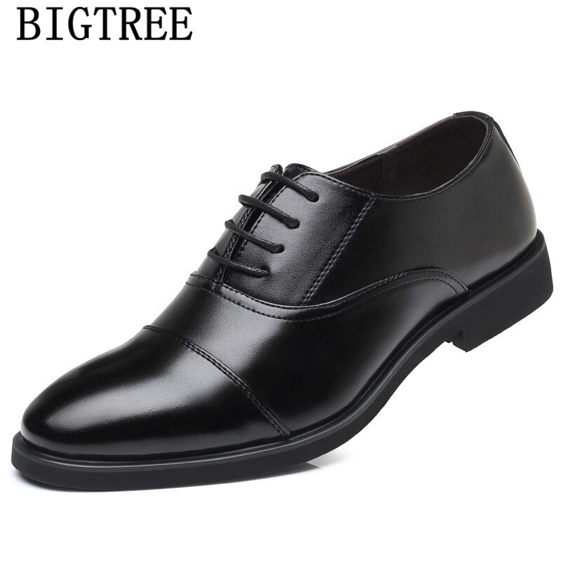 Formal Shoes Men Classic Business Shoes Men Black ... – Grandado
