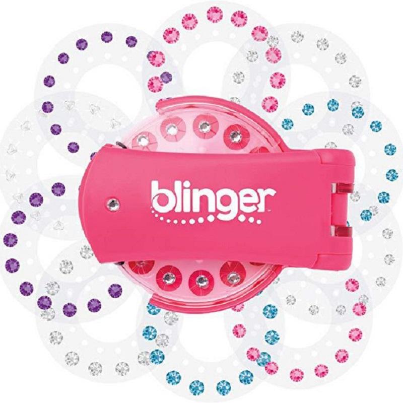 Diy 180 Gems Blingers Deluxe Set Speelgoed Kids Meisjes Haar Styling Tool Diamant Sticker Pretend Play Jewel Refill set