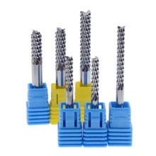 1pcs 3.175mm 4mm 6mm Carbide Tungsten Corn Cutter cutting PCB milling bits end mill CNC router bits for Engraving machine