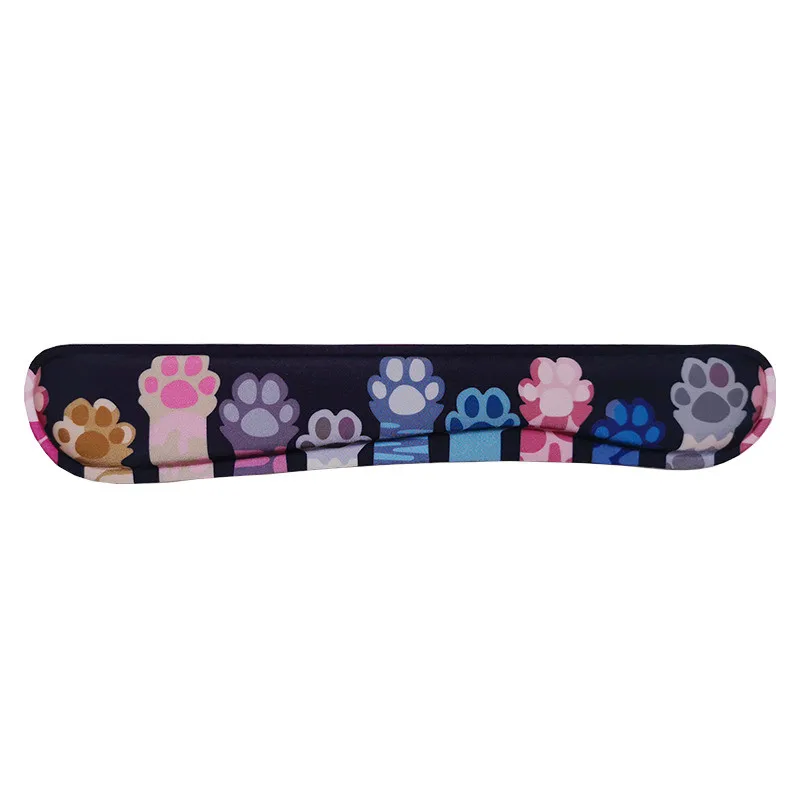 Mouse Anti-slip Pad Wrist Support Protection Cat Pattern Memory Foam Recoverable Computer Peripherals Office Supplies: BROWN