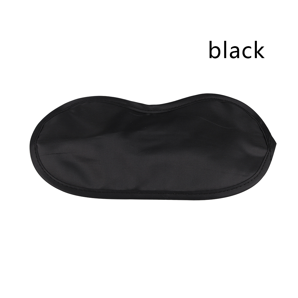 1PC 3D Soft Padded Shading Eye Mask Sleep Eyeshade Cartoon Starry Sky Eye Blindfold Patch Sleeping Aid Accessory Relaxing Tools: black