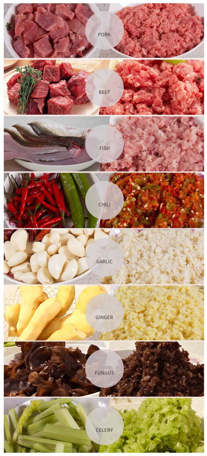 Kitchen electric meat grinder household meat grinder electric chopper shredder multi-function small meat grinder slicer