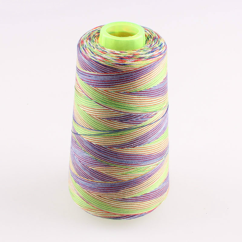 3000Y 40S/2 Sewing Thread Spool Polyester Sewing Thread Colorful Embroidery Line Threads Jeans for Sewing Thighs Machine Yarn: 5