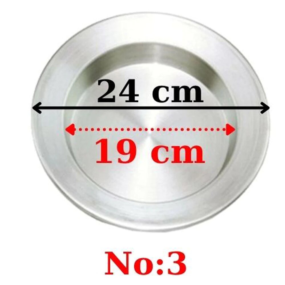 Kunefe – plat traditionnel turc en aluminium inoxydable, plat de présentation pour Dessert, Gaziantep, toutes les tailles: NO.3