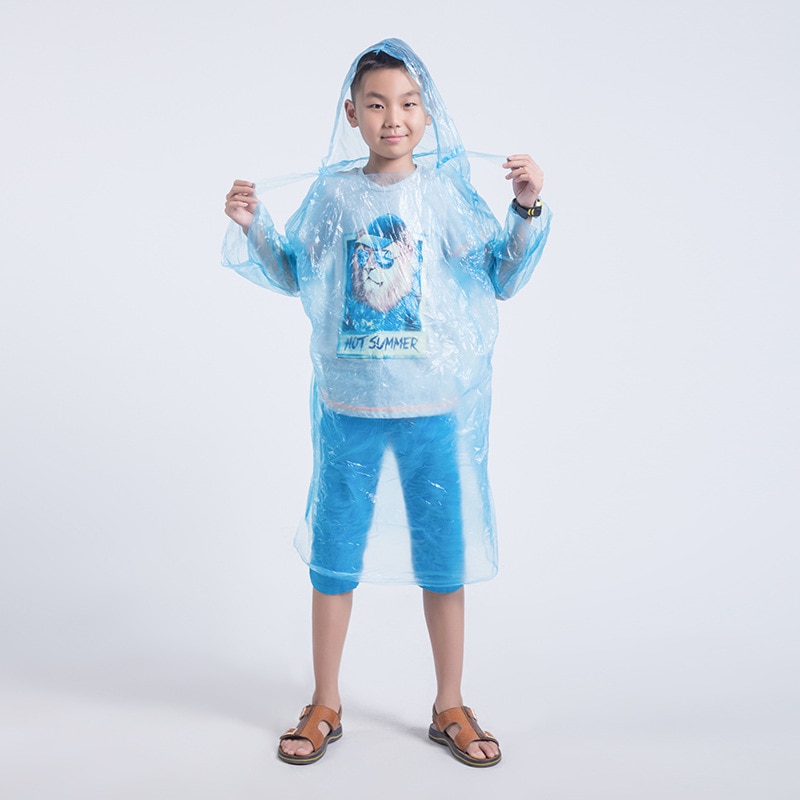 Wegwerp Kinderen Regenjas Voor Kinderen Pe Wegwerp Regenjas Woondecoratie Accessoires