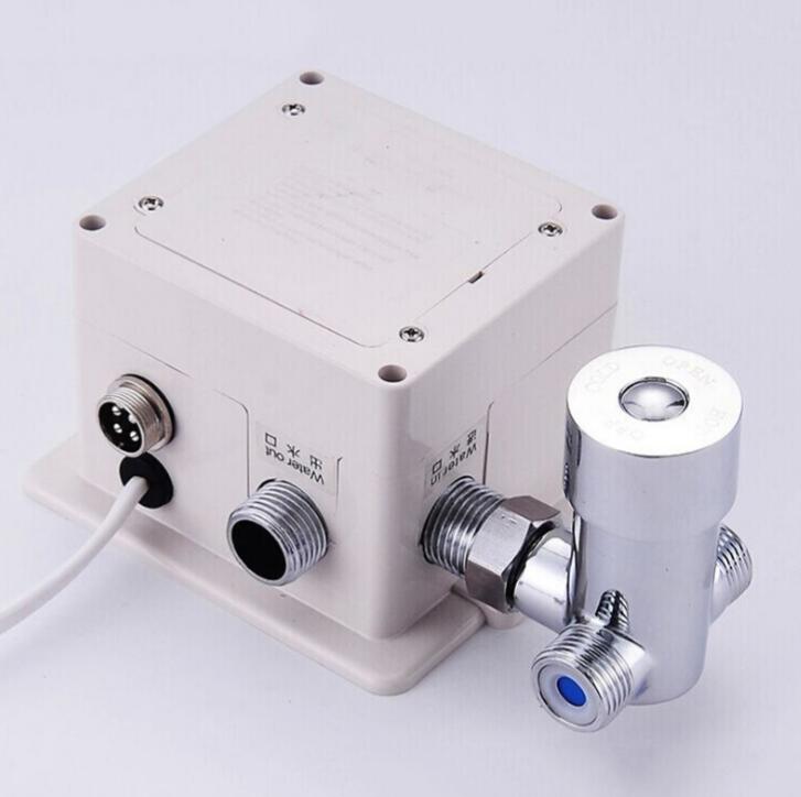 Auto sensor kraan warm en koud klep controle water temperatuur voor sensor tap water mengkraan hoek accessoire voor enkele koude