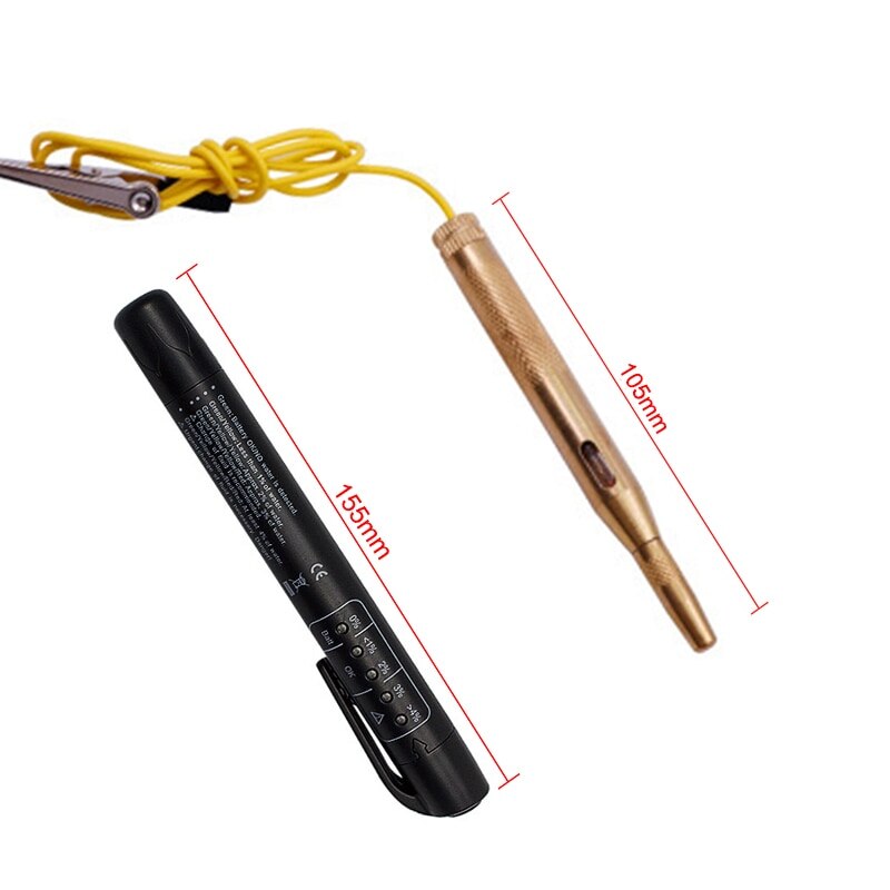 Auto Dc 6V-24V Voltage Circuit Test Pen Auto Remvloeistof Tester Diagnostic Tools Olie 5 leds Auto Remvloeistof Testing Tool