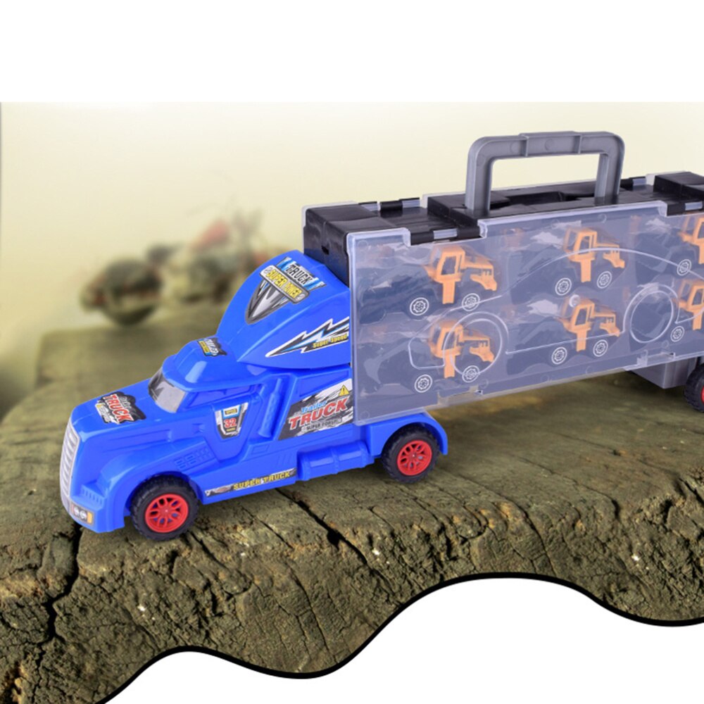 Träger Lkw Set Bau Engineering Pädagogisches Fahrzeug Spielzeug Träger Lkw Modell Trägheit Autos Fahrzeug Set für Kleinkind