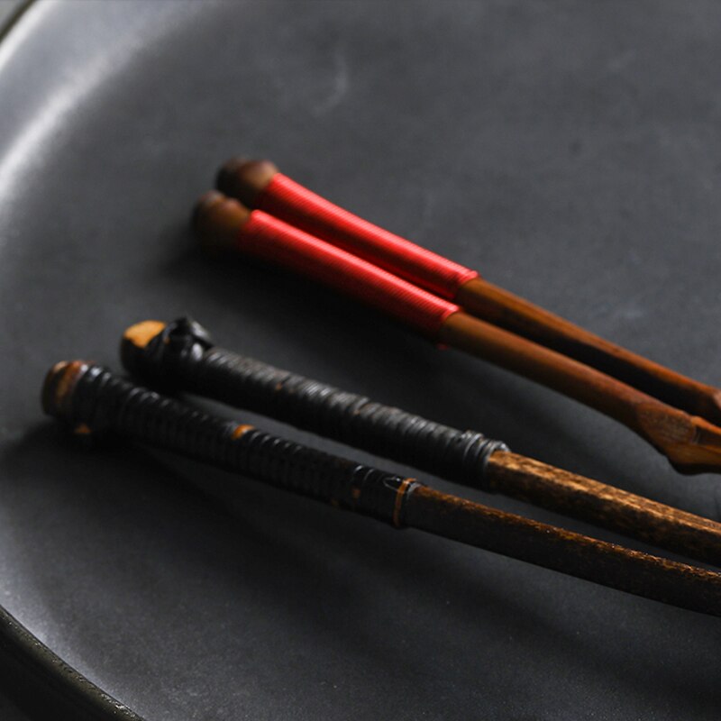 Palillos de madera Natural hechos a mano de estilo japonés para bebé, artículos para comer, palitos para picar con cuerda redondos, nueva venta, Japón/China