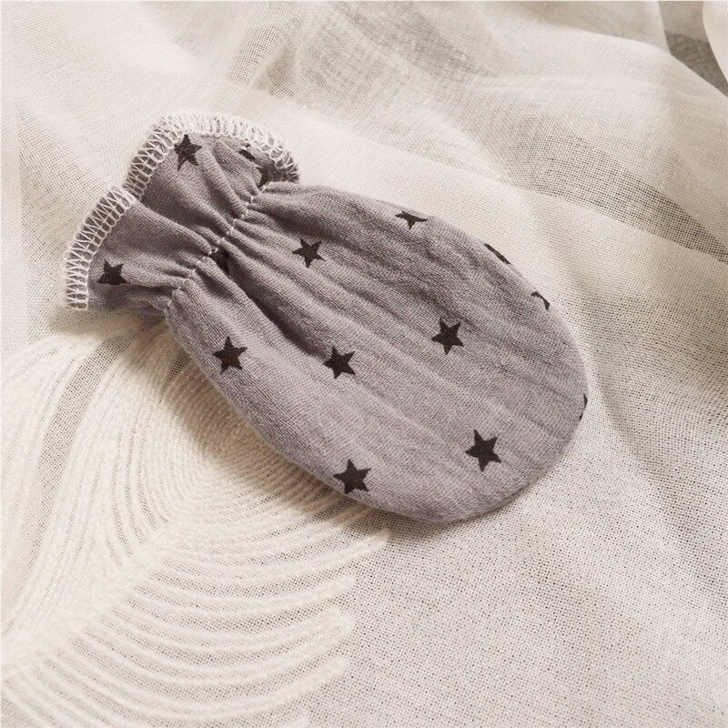 Newborn baby gloves gauze Breathable Anti-scratch Infant gloves for toddler cotton baby care glove YCZ029