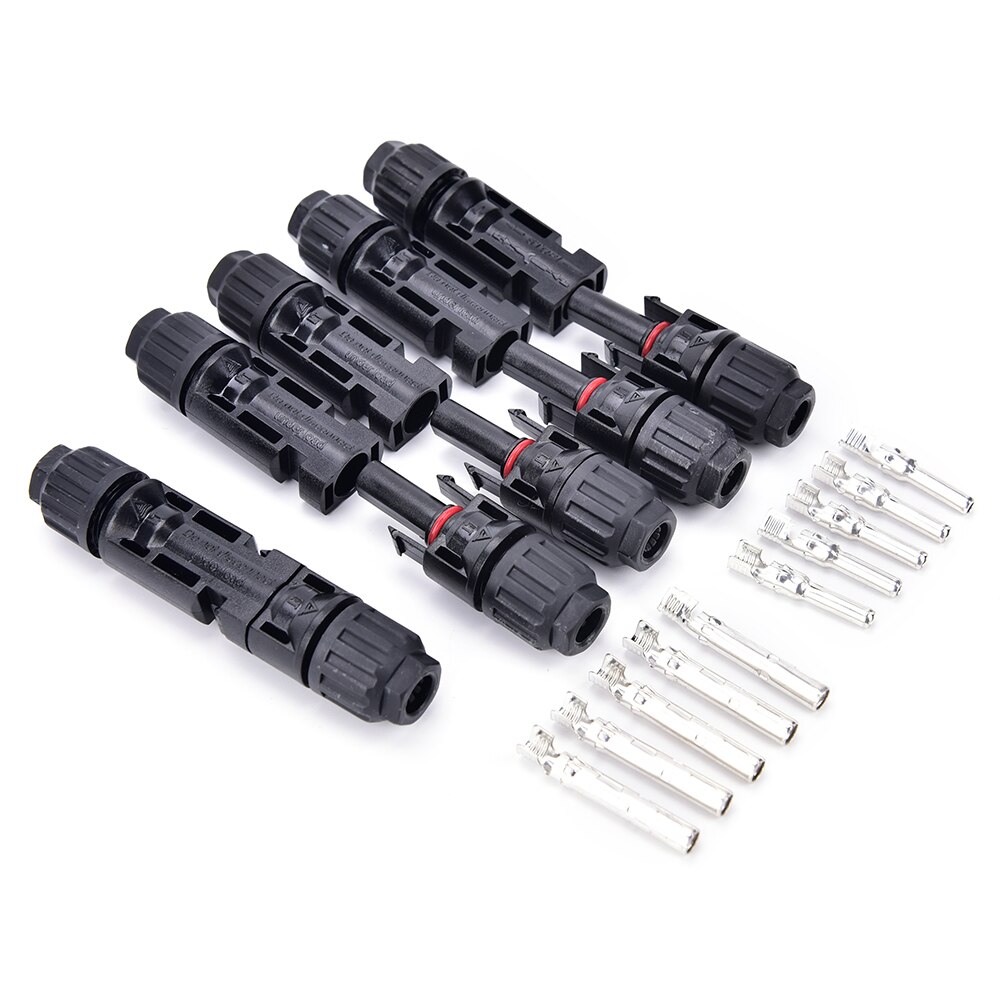 100 Pairs/lot Solar Connectors Solar Panel Connector 30A 1000V Male Female IP67 for solar cable