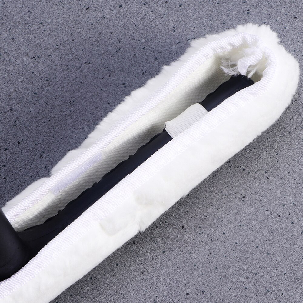 1pc Washing Squeegee Head Replacement Water Applicator Window Washer Cleaning Squeegee Accessory with 1pc Detachable Sleeve