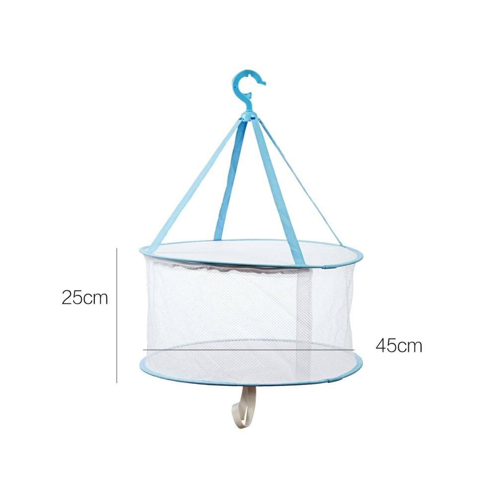 OTHERHOUSE podwójna warstwa suszenia netto bielizna siatka stojak robić suszenia poduszki zabawki netto wieszak wieszak na ubrania duży rozmiar wiatroszczelna: niebieski B