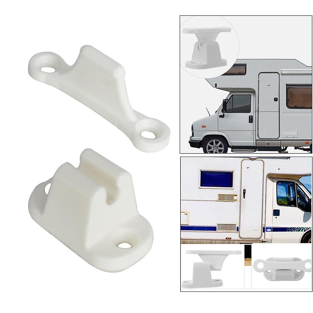 2pcs Caravan Door Catch Retainer Holder RV Motorhome Boat Door Lock Stopper Clip Latch Camper Door Retainer Holder Accessories