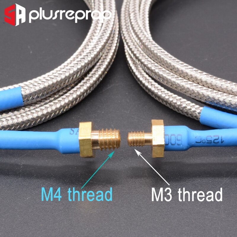 Sensores de termopar tipo K para impresora 3D, piezas de temperatura de cabezal de impresión de extrusión, 3x10mm o 3x15mm