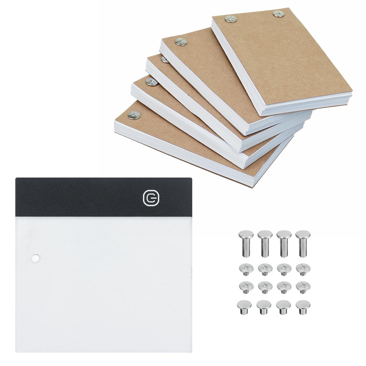 LED Drawing Pad - USB Powered - A5/A6 Size - Brightness Adjustable - Tracing Table: 12x8.5cm