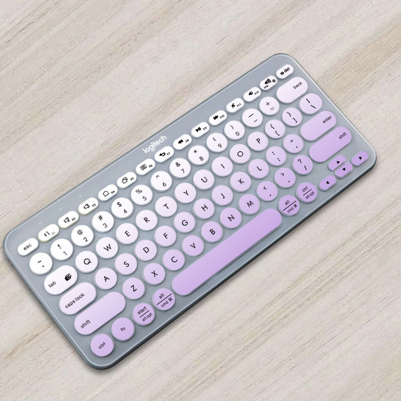Ultra Thin Silicone Laptop Keyboard Cover Skin Protector For Logitech K380 Keyboard: MULTI