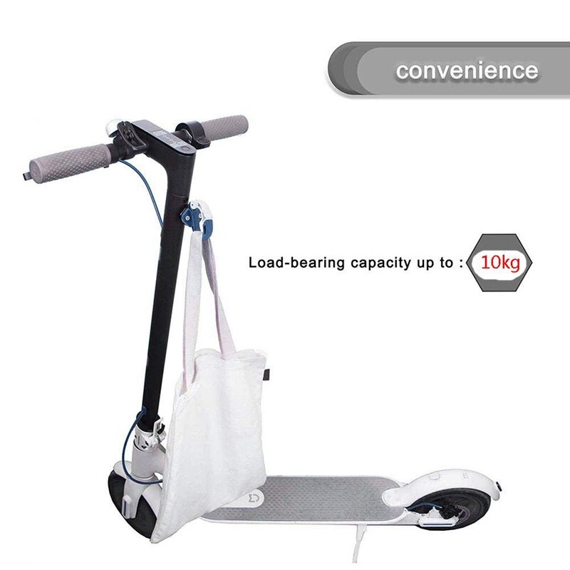 Gancho súper duradero para M365, gancho para Scooter Eléctrico y accesorios para Scooter M365, gancho de actualización para Scooter Eléctrico, bloqueo de seguridad para bicicleta